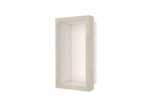 ESS Wandnische W-BOX Niche Creme Rahmen: Oak - Weisgewaschen, 150x300x100