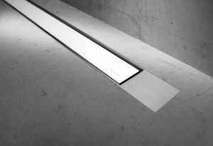 ESS Duschrinne Modulo TAF Design Z-2 Matt, 120 cm, glass wei&szlig;