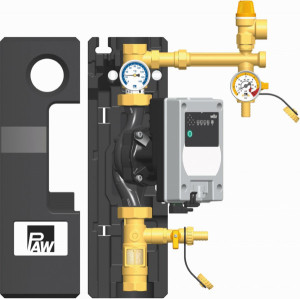 PAW SolarBloC maxi Basic 1-Strang Flowmeter Wilo Para MAXO 25-180-11-F02