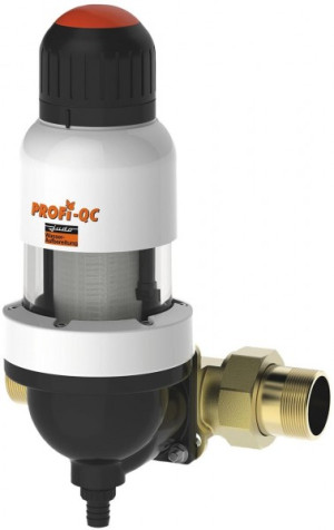 Judo R&uuml;cksp&uuml;lfilter PROFI QUICK CONTROL JPF QC, 0,5mm Sondermaschenweite, 1 1/2"