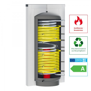 Solarbayer Hygiene-Kombispeicher HSK-&Ouml;KO-1000-Plus, Edelstahlwellrohr