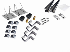 Thermic Energy Montagepaket 2er Erweiterung FK253 Flachdachaufst&auml;nderung 20Gr...