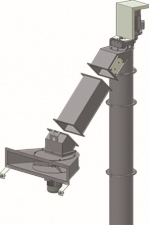 Fr&ouml;ling Verl&auml;ngerter Auswurfkanal L=707 mm