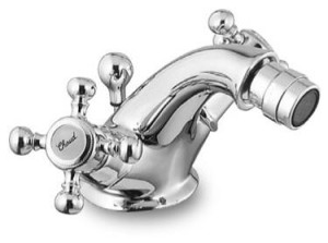 Herzbach Zweigriff Bidet Einlbatt Anais mit Zugstangen Ablgrt bronze