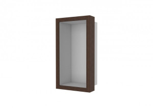 ESS Wandnische BOX 10 Holzrahmen Oak Walnut, 15x30x10 cm