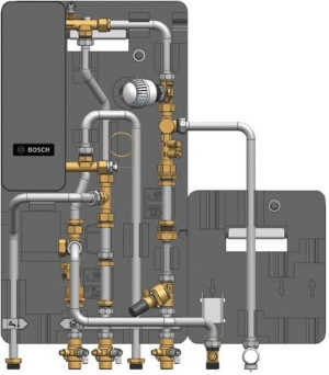 Junkers Bosch Wohnungsstation Flow F7000 35 IS, 40 kW, ohne Geh&auml;use