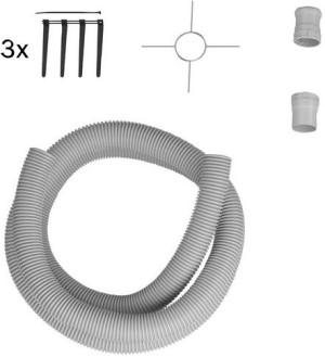 Junkers Bosch Grundpaket FC Set F60 flexibel, d= 60mm L&auml;nge 12,5 m