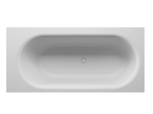 RIHO Badewanne Madrid freistehend 180x86cm, 196 l, 220 kg wei&szlig;