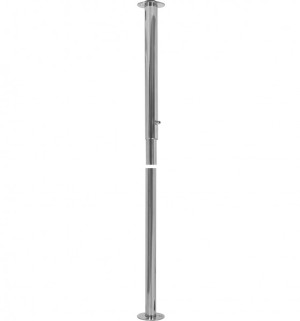 AS Boden-Decken-Stange Edelstahl 1.4301 H&ouml;henverstellung von 2350 - 2550 mm