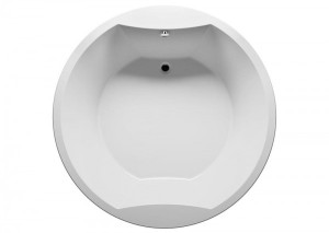 RIHO Badewanne Colorado freistehend, rund d= 180cm, 440 l wei&szlig;