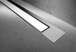 ESS Duschrinne Modulo TAF Design Z-3 Matt, 120 cm, glass wei&szlig;