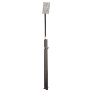 ewuaqua iWater Aquapoint Gartendusche grau Premium Gartendusche aus Aluminium