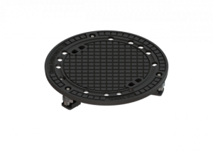 KESSEL Abdeckplatte Klasse D, Grauguss, mit Ventilation
