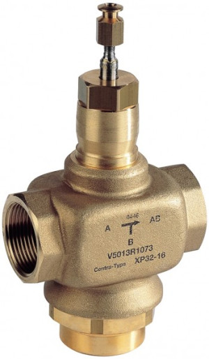 Honeywell Dreiwegeventil V5013R Rotguss, PN 16 DN 32, kvs Wert 16