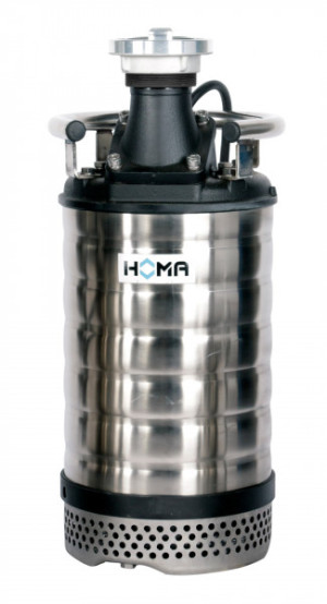 HOMA Motorumflutete Baupumpe mit Schwimmer HBP537 DA