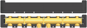 PAW Modulverteiler DN 32 4-fach, F 11/4" x 11/4" IG