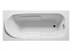 RIHO Rechteckwanne Columbia 160x75cm, 100 l wei&szlig;