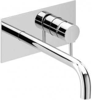 Herzbach Fertigmontage Set Nano f&uuml;r Waschtisch, Auslauf 240mm chr