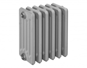 HG-TEC DIN-Gussradiator Berlin grundiert 26 Glieder BH 430 NA 350 BL 1560 BT 220