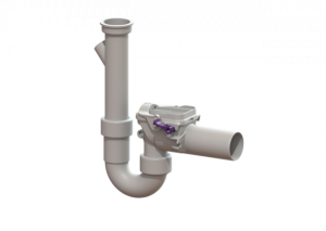 KESSEL R&uuml;ckstauverschluss Staufix Siphon, DN 50, Waschmaschine, Typ 5
