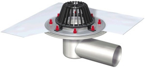 ACO Flachdachablauf Spin DN 70 1 tlg. 1,5Grad ohne Dichtungsbahn