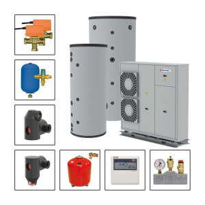 W&auml;rmepumpenpaket WP11-SLS1000-WP350 SET 1A bestehend aus: