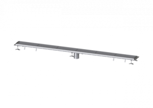 KESSEL Kastenrinne Ferrofix m. Fliesenanschlusswinkel, 200 x 3050 mm