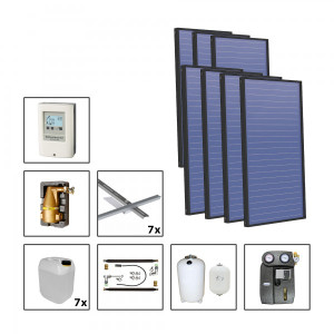 Solarbayer Plus AL Solarpaket 7 - Biber Fl&auml;che m2: Brutto 20,02 / Apertur 18,84