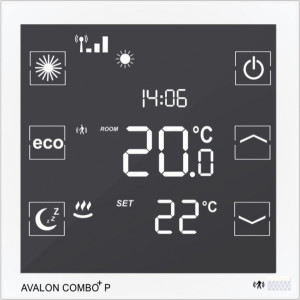 blossom-ic Avalon Combo P Raumthermostat 230 V, wei&szlig; mit hydr. Abgleich