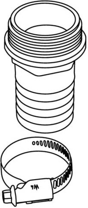 Wilo Schlauchanschluss Schlaucht&uuml;lle d=90mm
