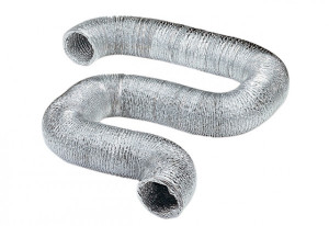 MAICO Aluminium-Flexrohr AFR 100 flexibel, f&uuml;nflagig verrillt, DN10