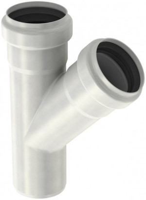 ACO Einfachabzweig PIPE ES 1.4404, 45Grad DN 150