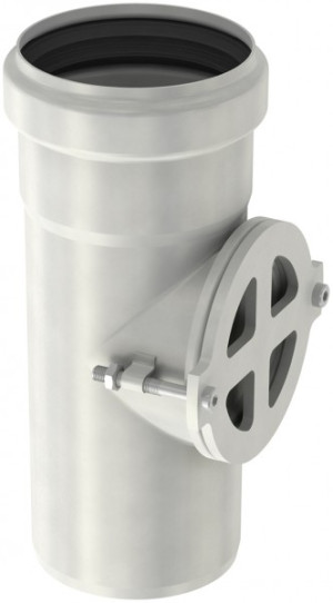 ACO Reinigungsrohr PIPE ES 1.4404 DN 200