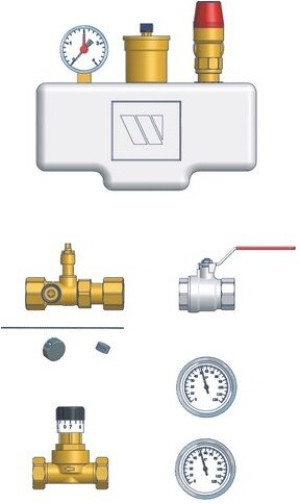 Junkers Bosch Heizkreissystempaket 1121 f Erdw&auml;rmepumpen