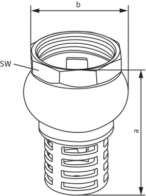 Wilo Fu&szlig;ventil m R&uuml;ckflussverhinderer R 1 1/4"