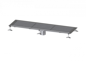 KESSEL Kastenrinne Ferrofix Klebeflansch H: 6 mm, 400 x 1550 mm