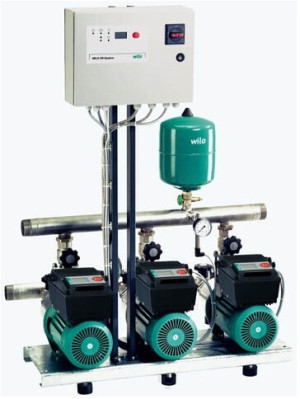 Wilo Druckerh&ouml;hungsanlage Comfort Vario COR 2 MHIE 406/VR 400 V 2 Pumpen