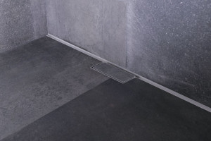 ESS Duschrinne Waterstop Wall tile grate 700, sperwasserhohe 50