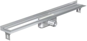ACO Duschrinne ShowerDrain C 65mm hoch, Aufkantung hinten 1200mm