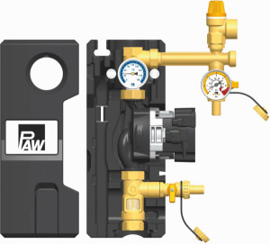 PAW SolarBloC midi Basic 1-Strang Flowmeter GF UPM3 Solar 15-145