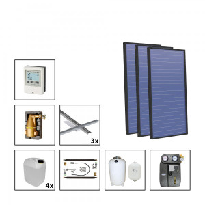 Solarbayer Plus AL Solarpaket 3 - Biber Fl&auml;che m2: Brutto 8,58 / Apertur 8,08