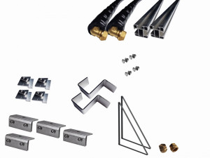Thermic Energy Montagepaket 1er Grundset f&uuml;r FK253 Blechfalz 30Grad