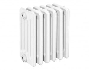 HG-TEC DIN-Gussradiator Berlin RAL 9010 13 Glieder BH 430 NA 350 BL 780 BT 220