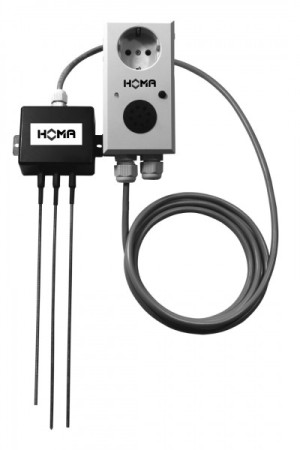HOMA Alarmschaltger&auml;t AL3PS+EL3 mit Elektrodensensor 10 m
