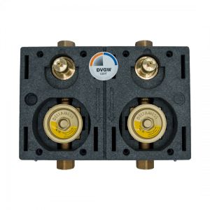 DELTAMESS Miniblock-Duo 3/4IG, Rotguss EN 1982