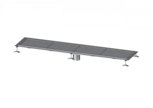 KESSEL Kastenrinne Ferrofix Klebeflansch H: 6 mm, 400 x 2050 mm