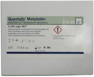 Judo Messbesteck erforderl. Molybd&auml;ngehalt min. 100 mg/l