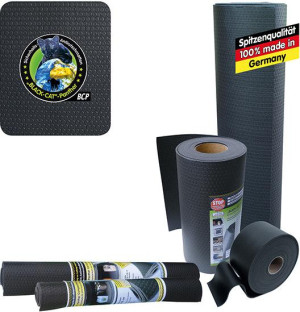 Antirutsch-Matte Rollenware 1,00x4m BLACK CAT Panther