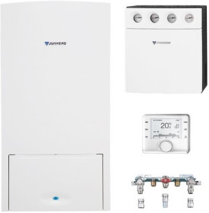 Junkers Bosch Paket Gas Brennwert ZSB502, ZSB 14 5, 14 kW, L