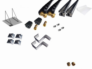 Thermic Energy Montagepaket 1er Grundset FK253 Flachdachaufst&auml;nderung 20Grad ...